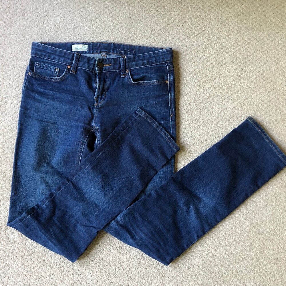 GAP Real Straight Jeans size 27 Long